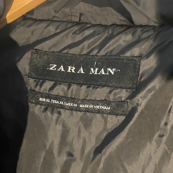 Zara Men's Black Quilted Puffer Jacket - Picture 2 of 4